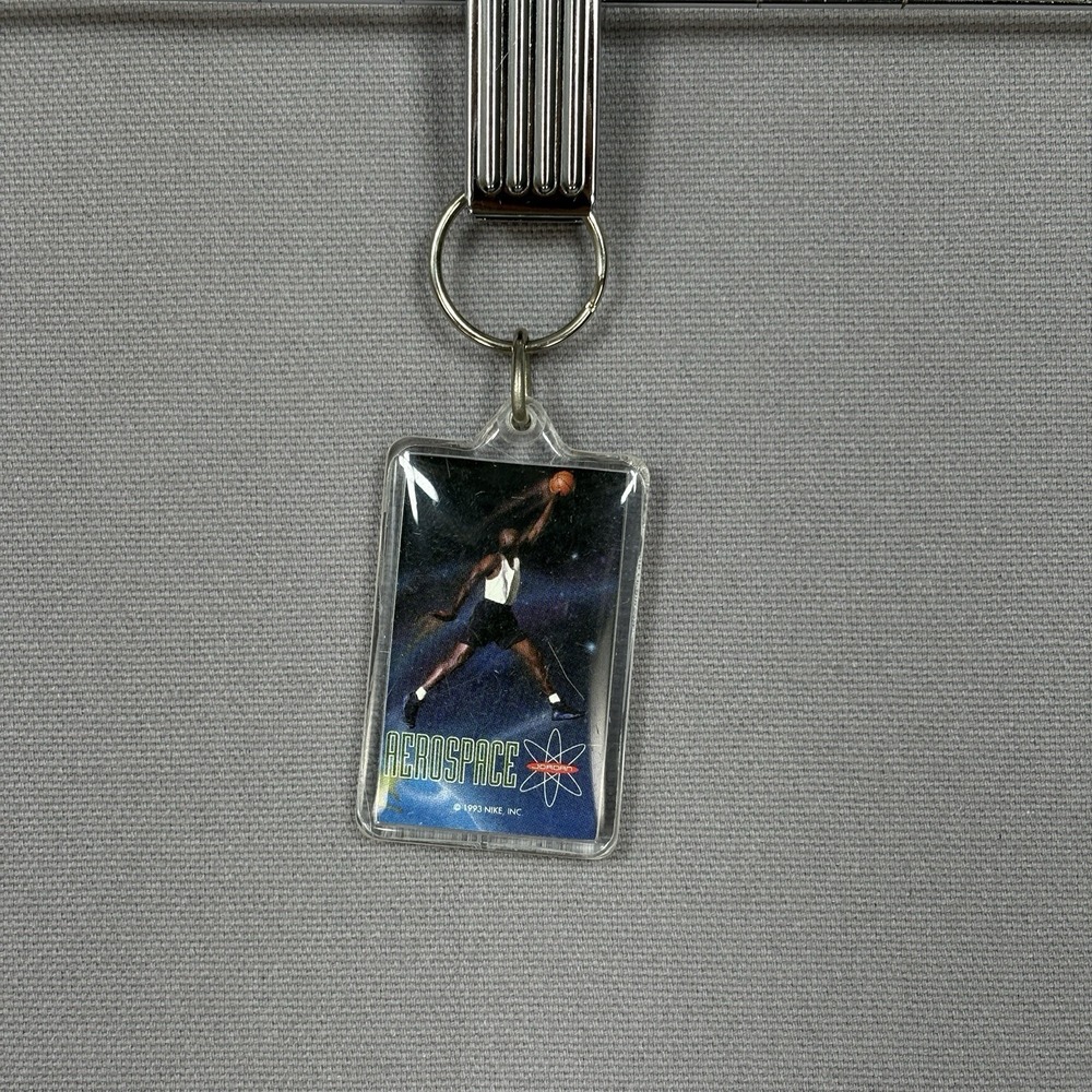 Vintage 1993 Space Jam Keychain Nike Air Jordan Aerospace Spacejam Promo Rare